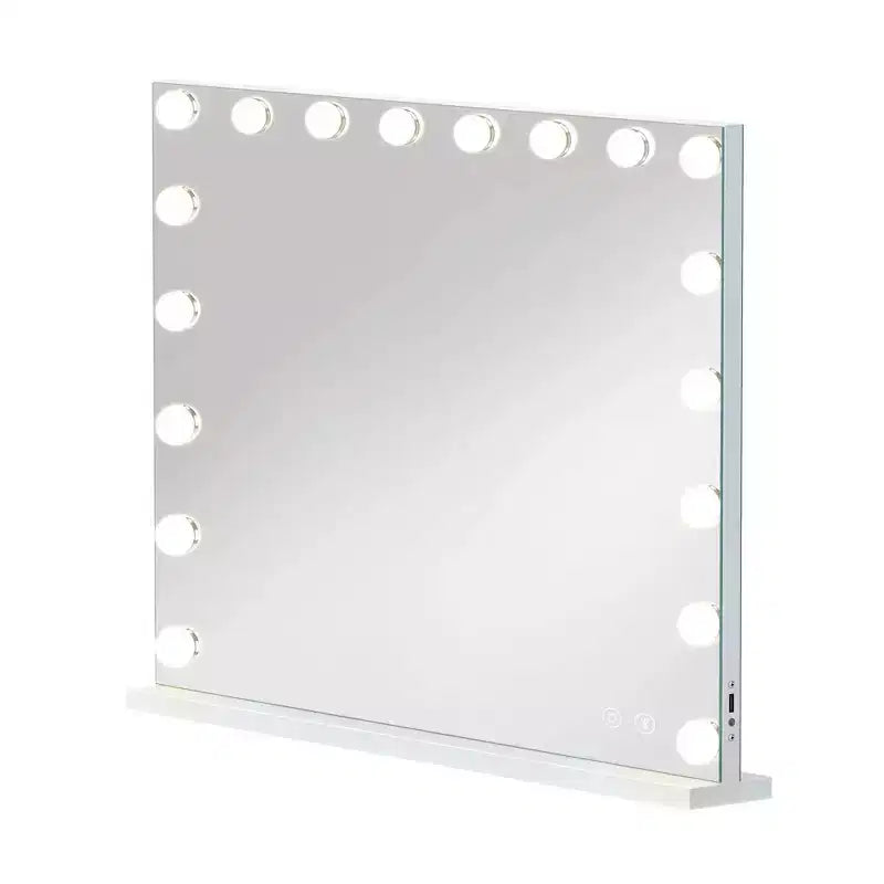 Specchio da bagno 31" con luci LED, altoparlante Bluetooth e porta USB