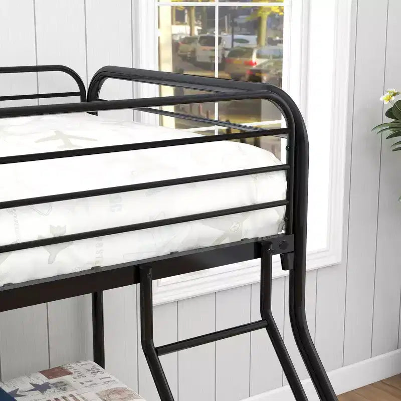 Struttura per letto a castello in metallo resistente per due persone – Altezza da terra 23,5 cm