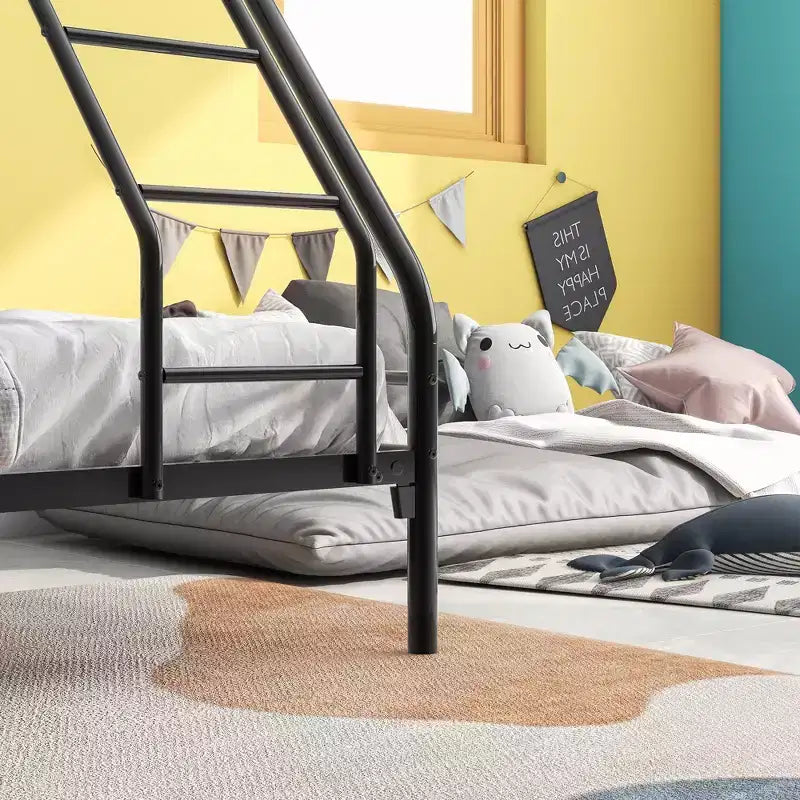 Struttura per letto a castello in metallo resistente per due persone – Altezza da terra 23,5 cm