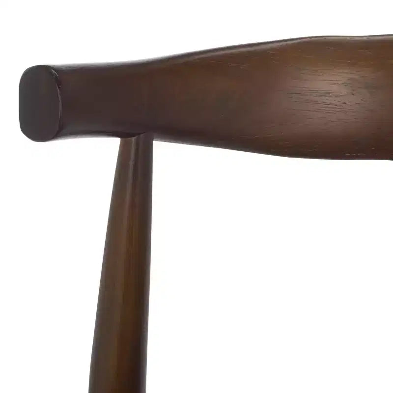 Sgabello da bancone Elbow – Gomma e PVC, finitura Olivo/Espresso