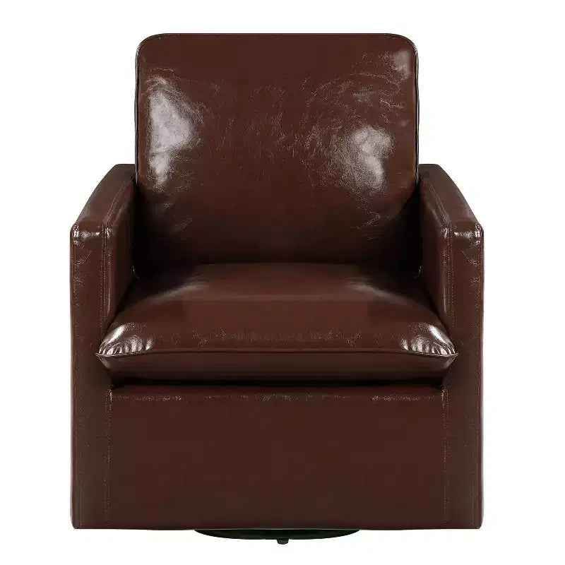Poltrona Girevole - Similpelle, 89 A x 75 L x 82 P cm, 18 kg