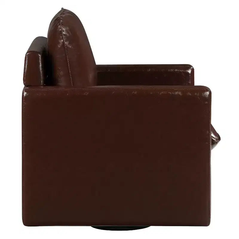 Poltrona Girevole - Similpelle, 89 A x 75 L x 82 P cm, 18 kg