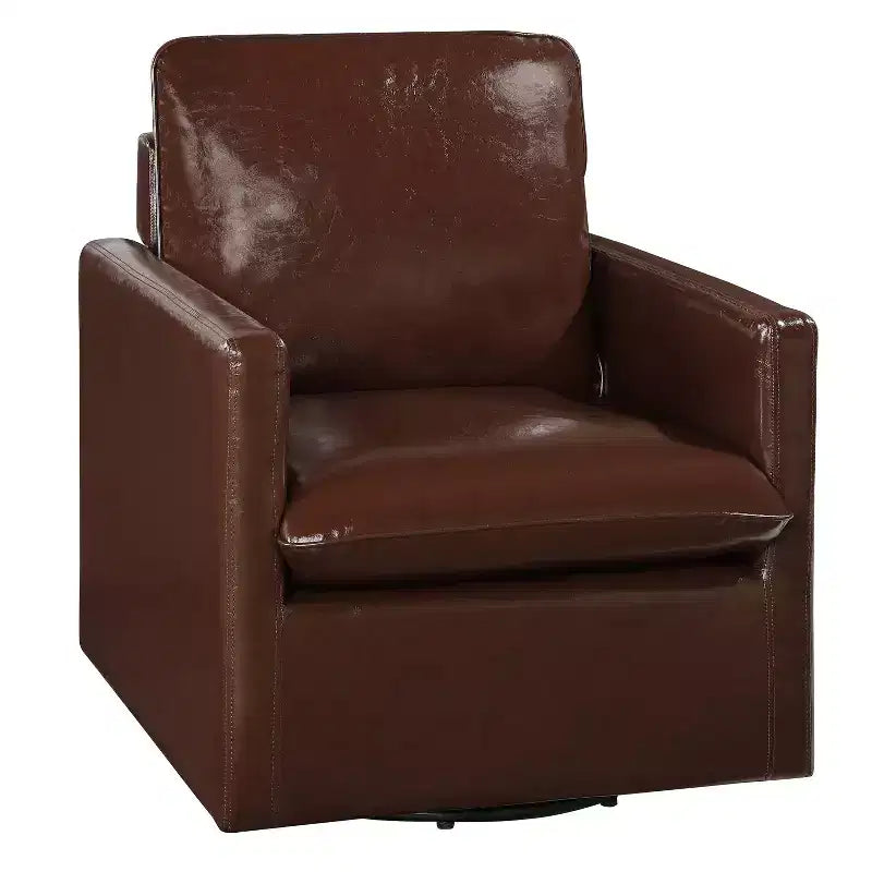 Poltrona Girevole - Similpelle, 89 A x 75 L x 82 P cm, 18 kg